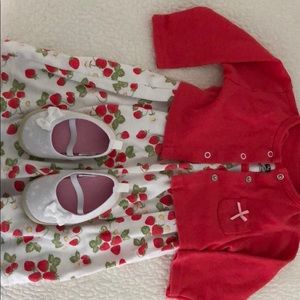 Baby girl outfit with shoes
